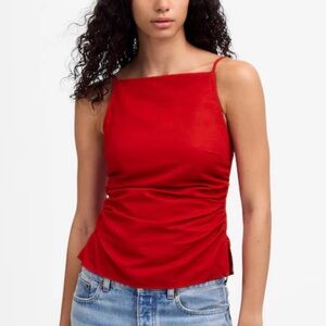 Madewell Ruched Squareneck Tank 2